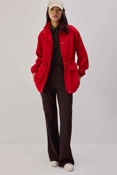 Touché Privé Stand Collar Zipper Jacket