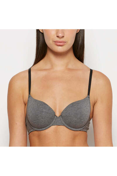 La senza حمالة صدر نصفية باللون هيذر من توكسيدو