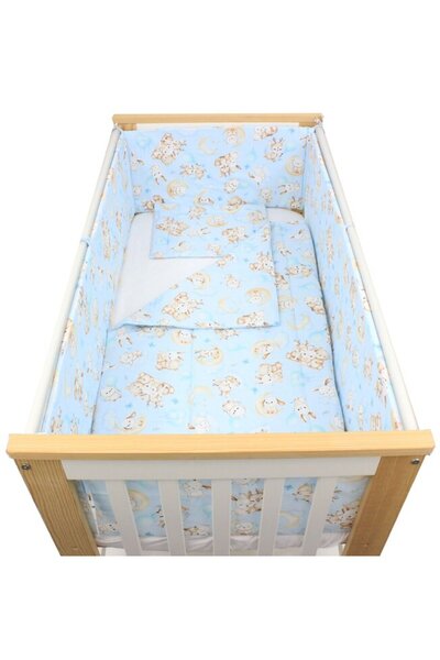 PRICHINDEL Set de lenjerie de pat 5 piese, bumbac, Fawn Bambi și prietenii, 1...
