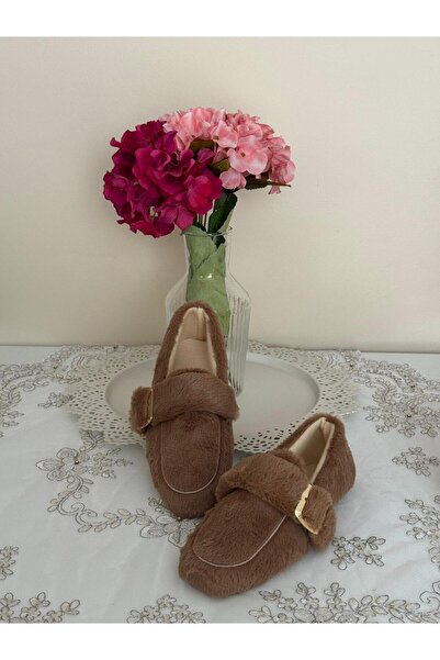 FivemodaSpor Жіночі пухнасті зимові капці з пряжкою Домашнє взуття Домашні ка...