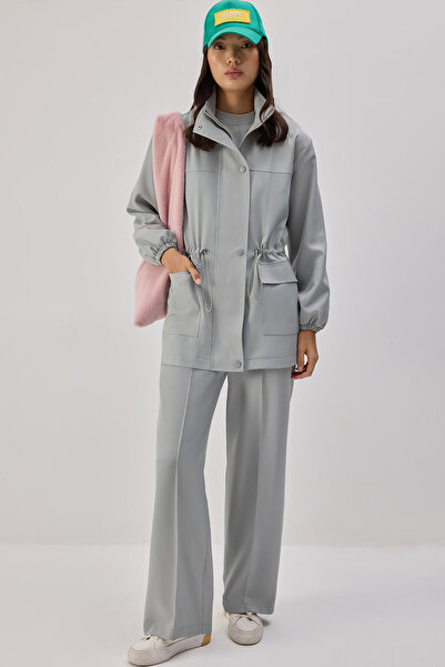 Touché Privé Stand Collar Zipper Jacket