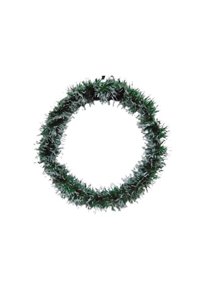 OEM Christmas wreath ring 30 cm white and green