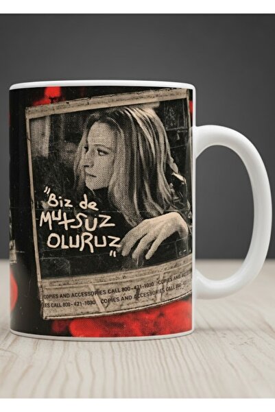sartre art "Behzat Ç" Savcı EsraMutsuz Oluruz Biz Senle Tasarımlı Hediyelik K...