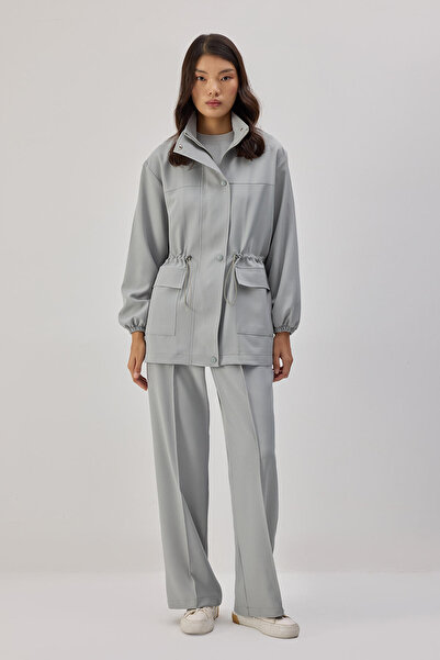 Touché Privé Stand Collar Zipper Jacket