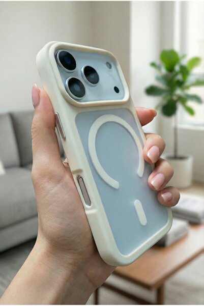 Fibaks iPhone 17 Pro Max Kılıf Kamera Çıkıntılı Magsafe Şarj Destekli Yumuşak...