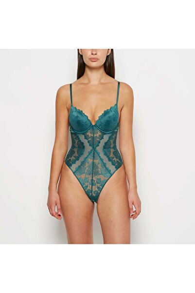 La senza Longlines Bodysuit in Mediterranea