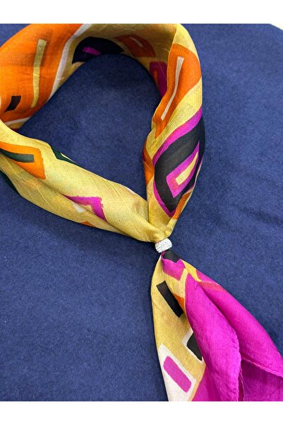 Sevgi Butik Şal HİNT İPEĞİ FULAR - FULAR BONCUĞU HEDİYE