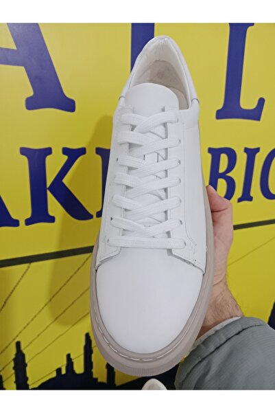 MODA White Genuine Leather Men's Shoes