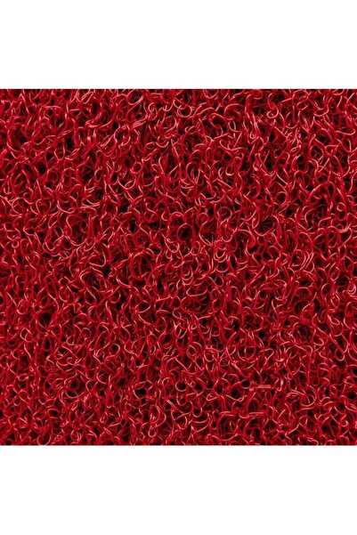 zeyrek carpet Kıvırıcık Paspas Kırmızı 14 mm kalınlık 120 cm genişlik