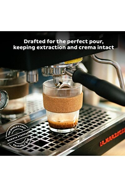 NALACAL Reusable Tempered Glass Coffee Cup - 12oz Travel Mug with Spill-Proof Lid