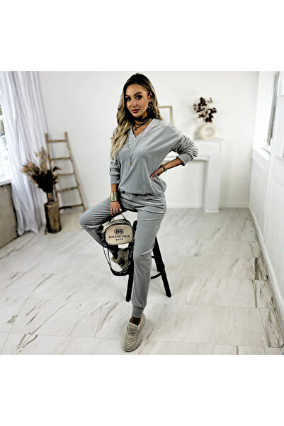 NOVALİA SOFY Velvet Tracksuit that highlights your style and enhances your figure🖤✨