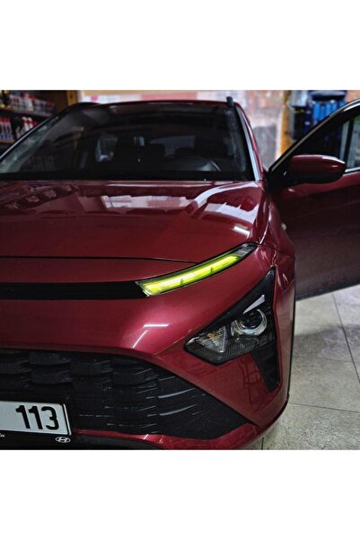 Carmind Hyundai Bayon Daytime Running Light Sticker Set Yellow 2021-2024