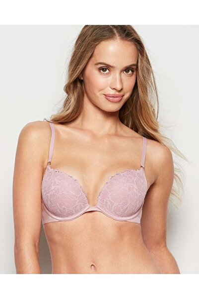 La senza Lace Push Up Bra in Iced Lilac