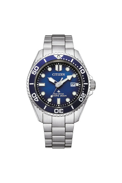 Citizen Promaster BN0260-54L Eco-Drive Diver Blue Dial 41mm Stainless Steel Men's Watch