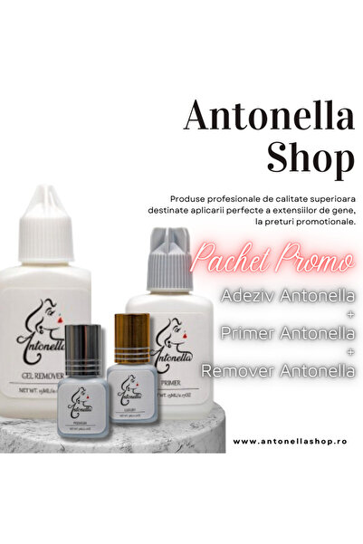 ANTONELLA Pachet Promo Adeziv Antonella+Primer Antonella+Remover