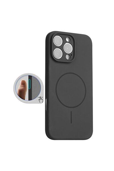 Apple Калъф за iPhone 16 Pro, SoftTouch, Управление на камерата, TPU, Наситен...