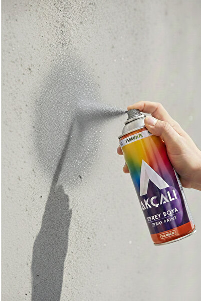 Akçalı Sprey Boya 357 Metalik Gri Alüminyum,Ahşap,Plastik,Demir,Metal Sprey B...