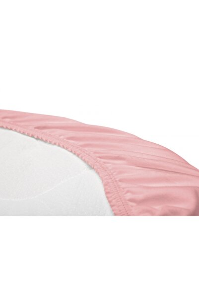 Sensillo Jersey Pink baby crib mattress sheet 75x35 cm made of cotton with elastic band, washable