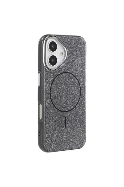 Apple Θήκη για iPhone 16, MagCase, Υπολογιστή, Γυαλιστερή, Μαύρη