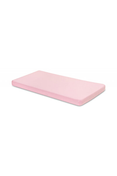 Sensillo Jersey Cotton Sheet Deluxe Pink 120x60 cm with elastic band