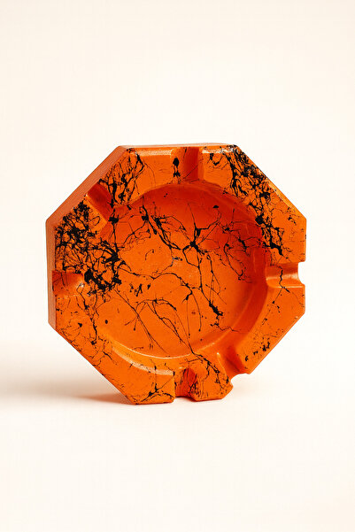 İNLAKECHANDMADE Dekoratif El Yapımı Küllük – Premium Masaüstü Küllük (Renk Se...