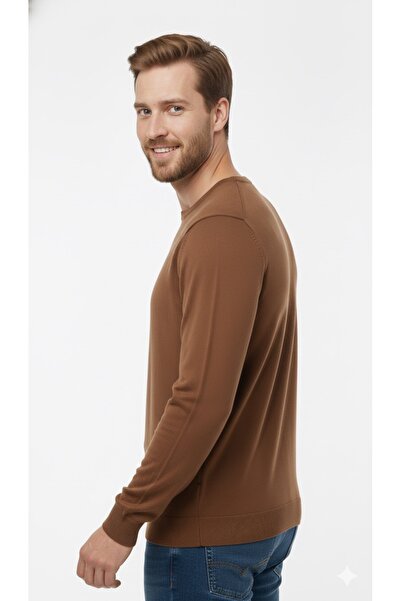 ModaPlaza Men's Crew Neck Sweater 6000