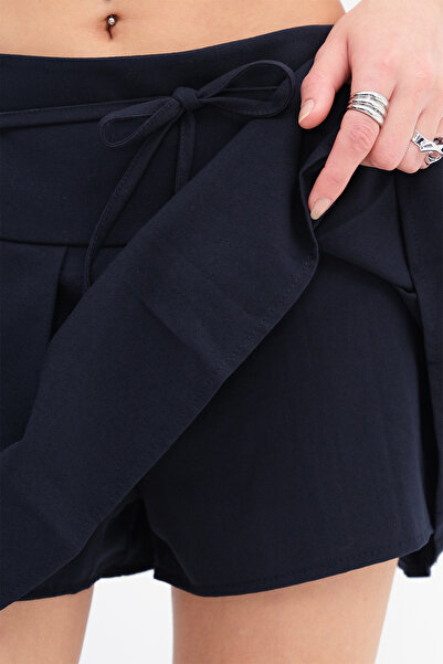 Addax Pleated Mini Skirt E1146