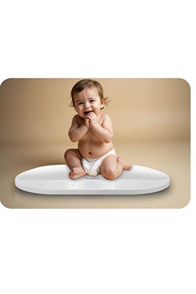 ideal STORE idealSTORE Electronic Baby Scale - Hold Function, Large LCD, Ergonomic, Tare, 5g Precision, 40 kg