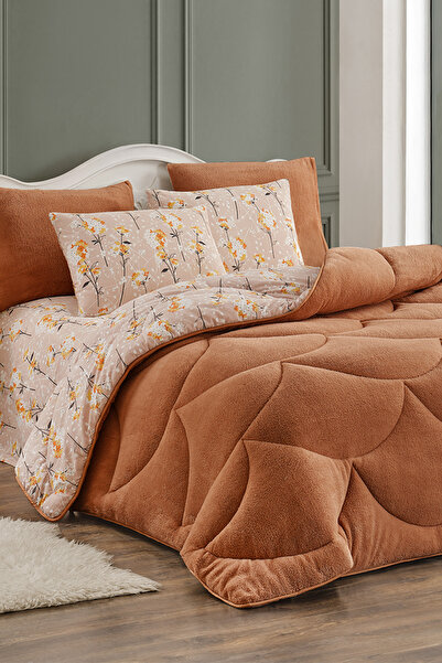 NANOSOFT Krona Çift Kişilik Welsoft Uyku Seti Çarşaflı + Yastık Kılıflı Çift Kişilik Uyku Seti