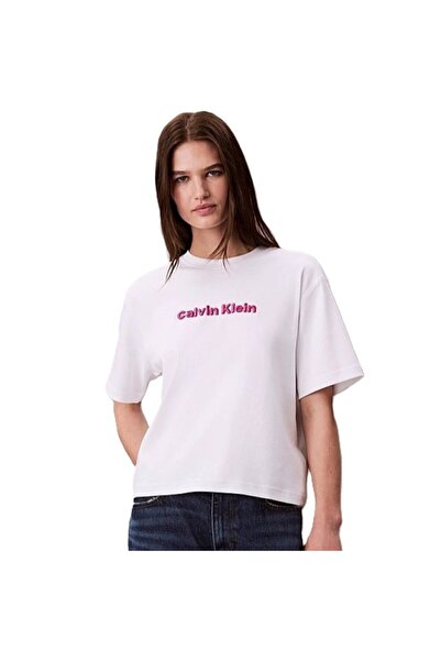 Calvin Klein Tricou SS 2 TONE 3D EMBROIDERYLOGO TEE