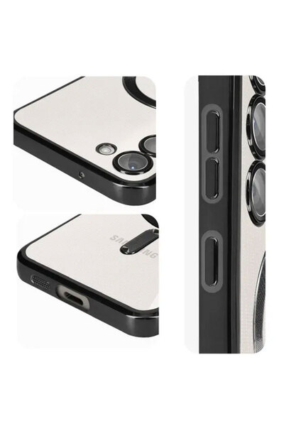 Samsung Plating Case for S24 Plus - silicone with MagSafe, Slim, Transparent,...
