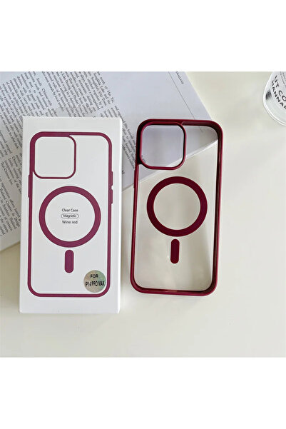 Apple Transparent case Mag iPhone 16e, MagCase, Acryl Crystal, Rosie frame