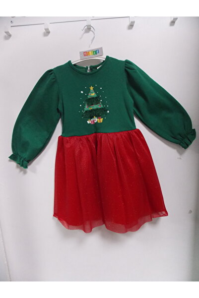 MİNİCE ÇOCUK YILBAŞI ELBİSESİ 3-8 YAŞ