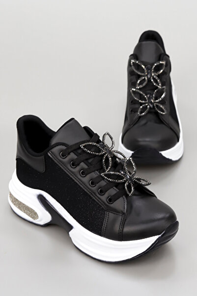kajal ayakkabı Mdln 493 Butterfly Buckle Detailed Lace-Up Sneakers