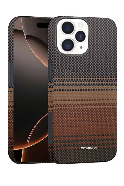 Apple Aramid PTK Case for iPhone 16 Pro, Kevlar Fiber, with MagSafe, Sunset Yellow