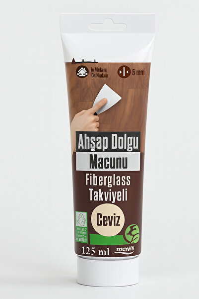 NZB Kullanım Hazır Ahşap Parke Tamir Macunu CEVİZ RENK Mobilya Masa Dolgu Çat...