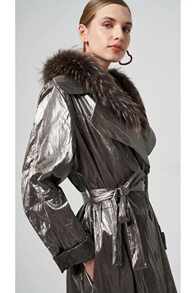 MissWhence Patent Leather Top Coat