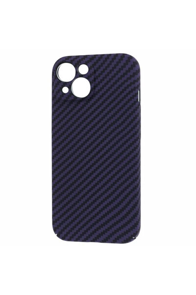 Apple Husa Carbon pentru, iPhone 11 Pro Max, Kevlar Pattern, Violet