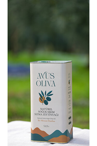 Avus Oliva Soğuk Sıkım Natürel Sızma Zeytinyağı 5 LT Teneke