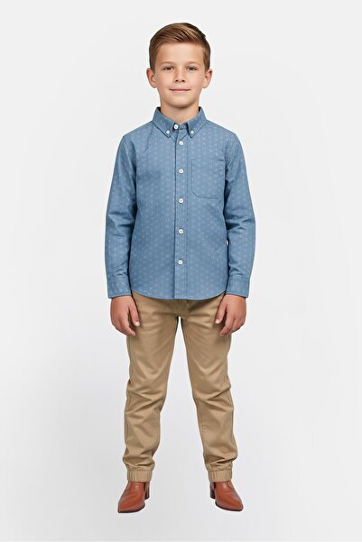 HAWK طقم ملابس أطفال للأولاد مكون من قطعتين، قميص مطبوع بالكامل مع بنطال رياضي، متعدد الألوان