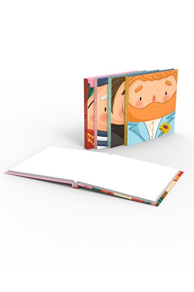 Meli Melek Melimelek Painters Set Unlined Notebook 15X15