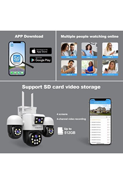 Generic كاميرا مراقبة خارجية كروني - SH069