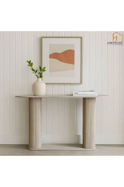 Al Saada Home Entryway Console - Wood - 85 x 40 x 120 cm