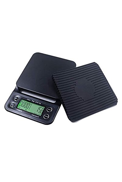 Other Digital Coffee Scale with Timer - 0.1-3000g, Black