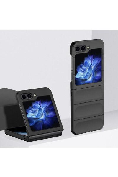 Samsung Θήκη συμβατή με Z Flip6 - Ματ, Αντικραδασμική, Μαύρη
