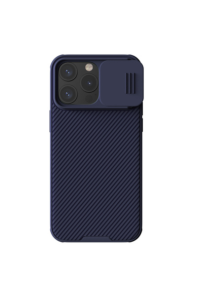 Apple Кейс Nillkin за iPhone 15 Pro Max, CamShield Pro, TPU, тъмносиньо лилав
