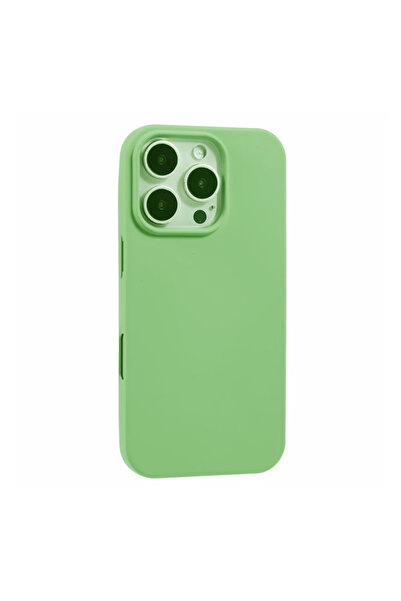 Apple Husa Soft pentru iPhone 16 Pro, MicroFiber, TPU, Mint Green