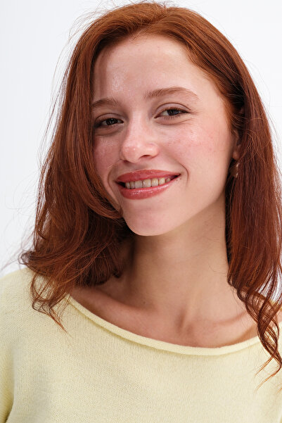 Addax Boat Neck Knitwear Sweater K3480