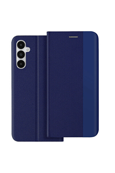 Samsung Husa Senso pentru A72, Flip Magnet, Shell, Navy Albastra