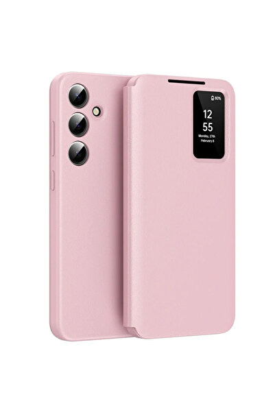 Samsung Θήκη Flip Smart για S25 Edge (S937), με μαγνητική όψη, πορτοφόλι, ροζ...